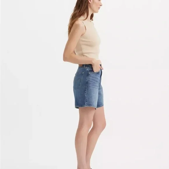 Levi's High-Waisted Jean Shorts - Picture 11 of 13
